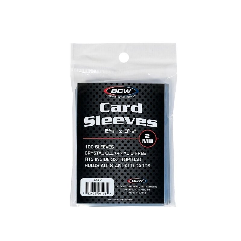 Standard Clear Card Sleeves (100 count)